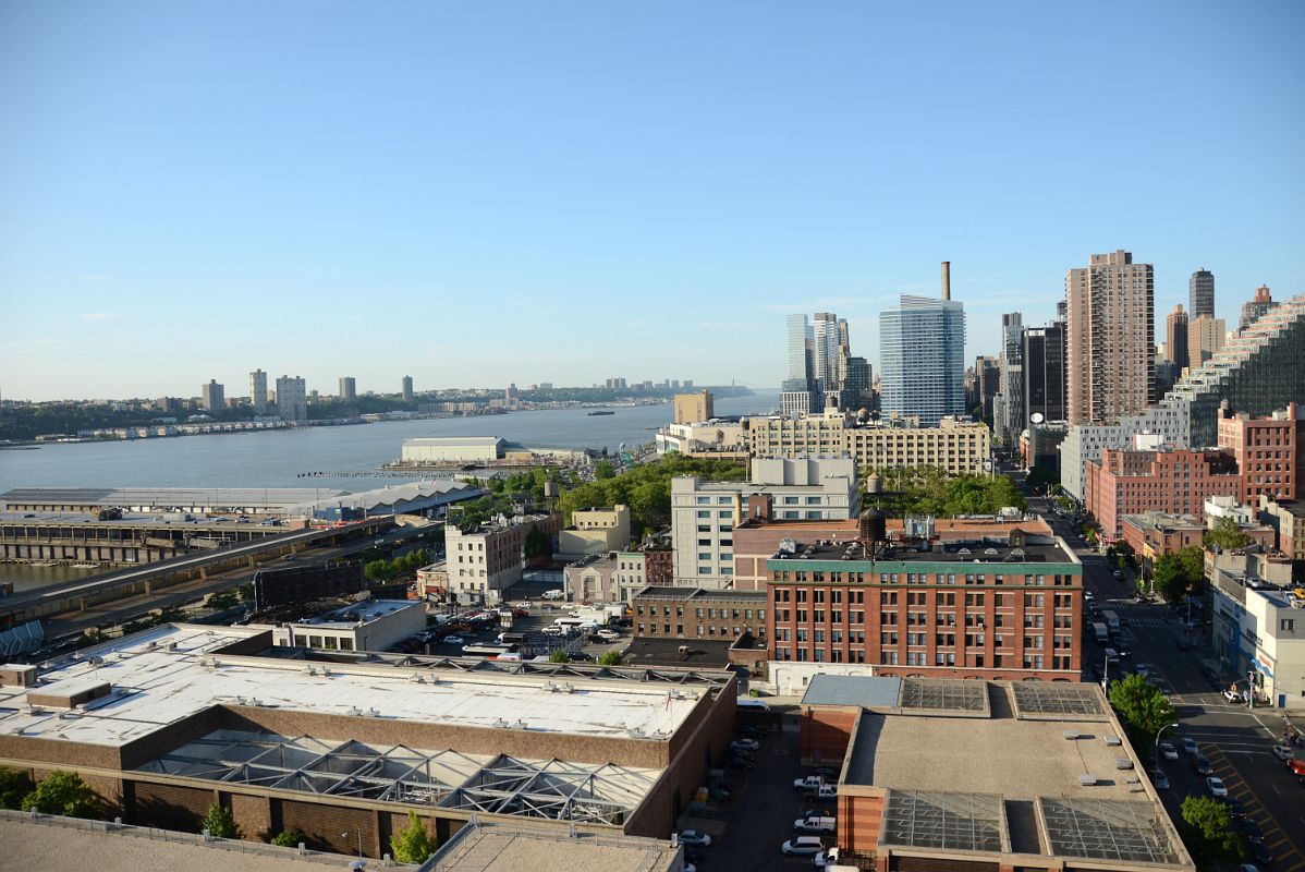 06 Hudson River And Eleventh Avenue Late Afternoon From New York Ink48 Hotel Rooftop Bar